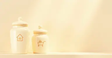 Abstract illustration contrasting first-party and third-party cookie concepts