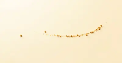 Abstract illustration of tracking cookies as a digital trail pattern