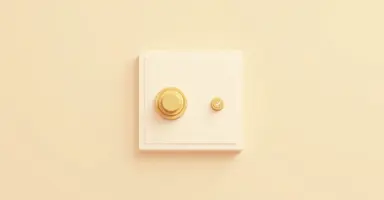 Abstract illustration of cookie consent as a permission and choice concept