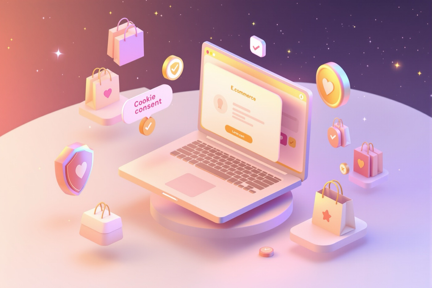 E-commerce cookie consent dashboard